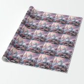 Individuelle Name Beautiful Unicorn Geschenkpapier (Ungerollt)