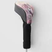 Individuelle Name Beautiful Unicorn Golf Headcover (angewinkelt)