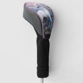 Individuelle Name Beautiful Unicorn Golf Headcover (angewinkelt)