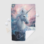 Individuelle Name Beautiful Unicorn Golfhandtuch (Insitu)