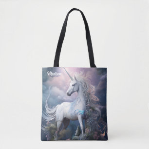 Individuelle Name Beautiful Unicorn Tasche