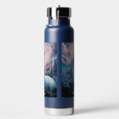 Individuelle Name Beautiful Unicorn Trinkflasche (rechts)