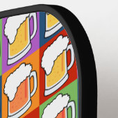 Individuelle Name BEER Pop-Art Pickleball Schläger (Linke Seite)