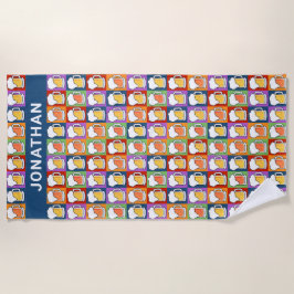 Individuelle Name BEER Pop Strandhandtuch