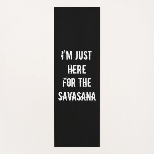 Individuelle Name bei Back Funny Yogamatte (Vorderseite)