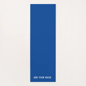 Individuelle Name bei Back Funny Yogamatte (Rückseite)