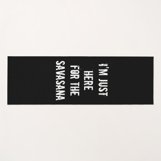 Individuelle Name bei Back Funny Yogamatte (Vorderseite (Horizontal))