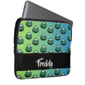 Individuelle Name bei Gradienten Laptopschutzhülle (Vorne Rechts)