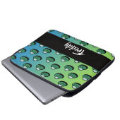 Individuelle Name bei Gradienten Laptopschutzhülle (Vorne Knopf)