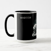 Individuelle Name "Bekämpft die Toten" Zombie-Tass Tasse (Links)