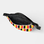 Individuelle Name BELGISCHE FLAGGE BELGIENS Bauchtasche (Offen)