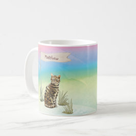 Individuelle Name Bengalisch Katze Haustier Kaffeetasse