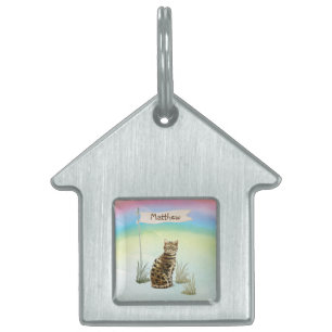Individuelle Name Bengalisch Katze Haustier Tiermarke
