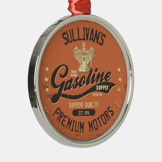 Individuelle Name Benzinmotoren Retro Mechanische  Ornament Aus Metall (Rechts)