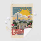 Individuelle Name Berlin, Deutschland Golfhandtuch (Insitu)