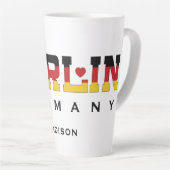 Individuelle Name Berlin Deutschland Milchtasse (Rechte Ecke)