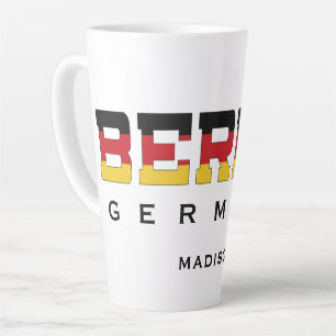 Individuelle Name Berlin Deutschland Milchtasse
