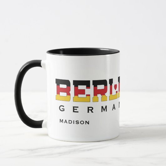 Individuelle Name Berlin Deutschland Tasse (Links)
