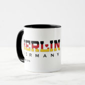 Individuelle Name Berlin Deutschland Tasse (Vorderseite Links)
