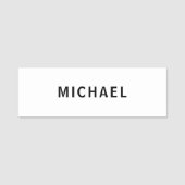 Individuelle Name beruflicher Geschäftsmitarbeiter Namensschild (Vorderseite)