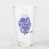 Individuelle Name "Best Mama Ever" Glas (Vorderseite)