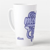 Individuelle Name "Best Mama Ever" Milchtasse (Linke Ecke)