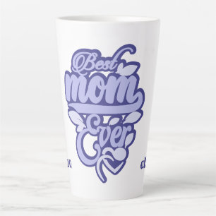 Individuelle Name "Best Mama Ever" Milchtasse