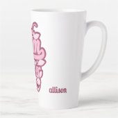 Individuelle Name "Best Mama Ever" Milchtasse (Rechts)