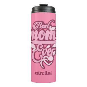 Individuelle Name "Best Mama Ever" Thermosbecher