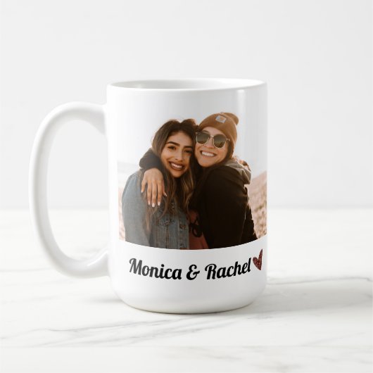 Individuelle Name BESTE FREUNDIN Best Friends Fore Kaffeetasse (Links)