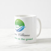 Individuelle Name Beste Golfer Kaffee Tasse (VorderseiteRechts)