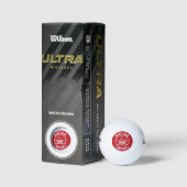 Individuelle Name Bester Vater par personalisiert Golfball (Verpackungen)