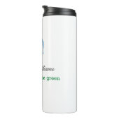 Individuelle Name Bester Vater Thermosbecher (Nach rechts gedreht)