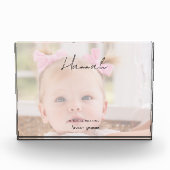 Individuelle Name Bibellicer Foto-Block Fotoblock (Vorderseite)