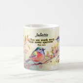 Individuelle Name Bible Verse Tasse mit Matt 10:31 (Mittel)