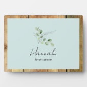 Individuelle Name Biblical Meaning II Plaque Fotoplatte (Vorderseite)