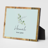 Individuelle Name Biblical Meaning II Plaque Fotoplatte (Seite)