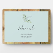 Individuelle Name Biblical Meaning Plaque Fotoplatte (Vorderseite)