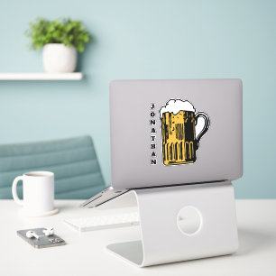 INDIVIDUELLE NAME BIER AUFKLEBER