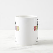 Individuelle Name Big Brother Niedlich Personalisi Kaffeetasse (Mittel)