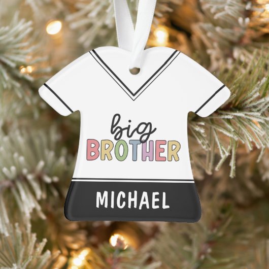 Individuelle Name Big Brother Niedlich Personalisi Ornament (Baum)