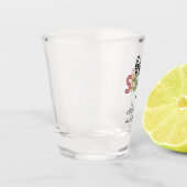 Individuelle Name Big Sister Niedlich Personalisie Schnapsglas (Links)