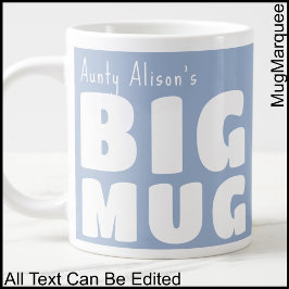 Individuelle Name Big Tasse Blue C410 Funny Novelt