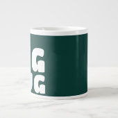 Individuelle Name Big Tasse in Green C21 Fun Novel (Vorderseite)