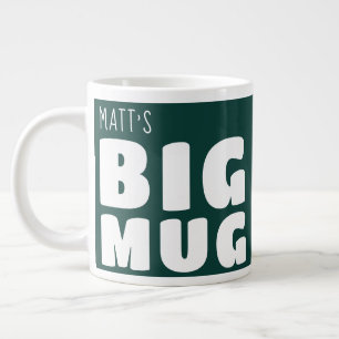 Individuelle Name Big Tasse in Green C21 Fun Novel