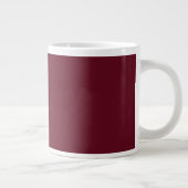 Individuelle Name Big Tasse Maroon C31 Funny Novel (Rechts)