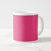 Individuelle Name Big Tasse Pink C58 Funny Novelty (Vorderseite Rechts)
