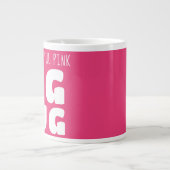 Individuelle Name Big Tasse Pink C58 Funny Novelty (Vorderseite)