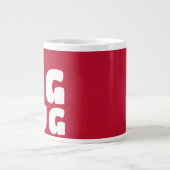 Individuelle Name Big Tasse Red C81 & White Fun Ne (Vorderseite)