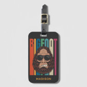 Individuelle Name Bigfoot Gepäckanhänger (Vorderseite Vertikal)